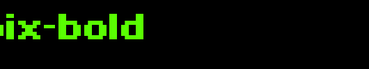 Regupix-Bold.ttf 好看的英文字体