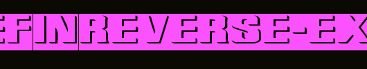 ReliefInReverse-Ex.ttf 好看的英文字体