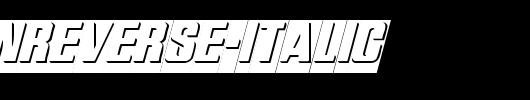 ReliefInReverse-Italic.ttf 好看的英文字体