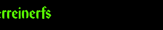 RememberReinerFS.ttf 好看的英文字体