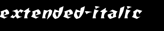 RemusExtended-Italic.ttf 好看的英文字体