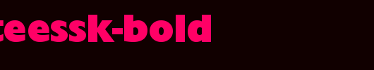 ReparteeSSK-Bold.ttf 好看的英文字体
