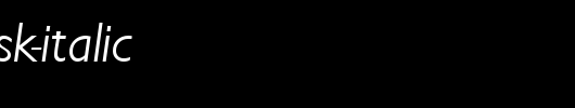 ReparteeSSK-Italic.ttf 好看的英文字体