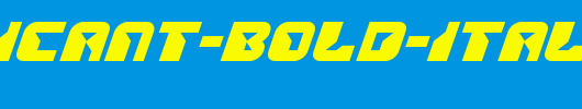 Replicant-Bold-Italic.ttf 好看的英文字体