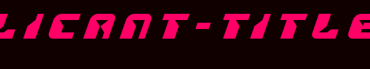 Replicant-Title-Italic.ttf 好看的英文字体