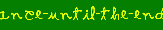 Resistance-Until-The-End.ttf 好看的英文字体