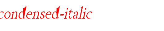 Revive-8-Condensed-Italic.ttf 好看的英文字体