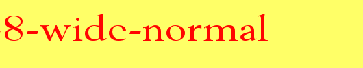 Revive-8-Wide-Normal.ttf 好看的英文字体