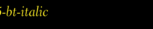Revivl555-BT-Italic.ttf 好看的英文字体