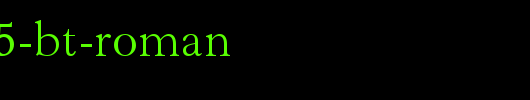 Revivl555-BT-Roman.ttf 好看的英文字体