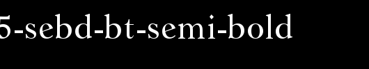 Revivl555-SeBd-BT-Semi-Bold.ttf 好看的英文字体