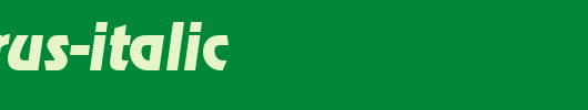 Revue-Rus-Italic.ttf 好看的英文字体