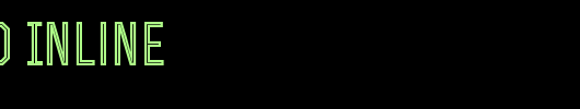 Rex-Bold-Inline_英文字体