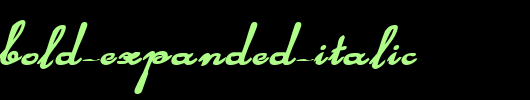 Rhalina-Bold-Expanded-Italic.ttf 好看的英文字体