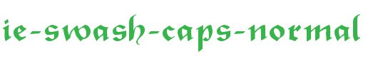 Rhapsodie-Swash-Caps-Normal.ttf 好看的英文字体