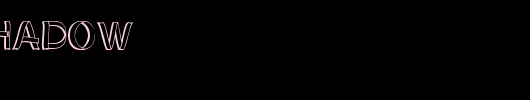 RibbonShadow.ttf 好看的英文字体