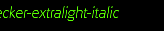 RichardBecker-ExtraLight-Italic.ttf 好看的英文字体