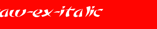 Rickshaw-Ex-Italic.ttf 好看的英文字体
