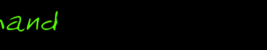 RickysHand.ttf 好看的英文字体