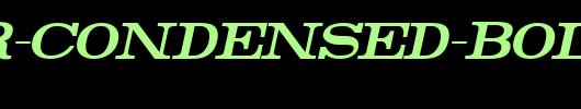 Rider-Condensed-Bold-Italic.ttf 好看的英文字体