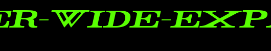 Rider-Wide-Expanded-Bold-Italic.ttf 好看的英文字体