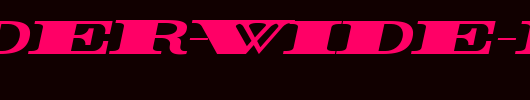 Rider-Wide-Expanded-ExtraBlack-Italic.ttf 好看的英文字体
