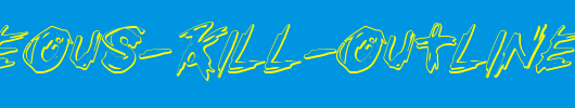 Righteous-Kill-Outline-Italic.ttf 好看的英文字体