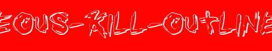 Righteous-Kill-Outline.ttf 好看的英文字体