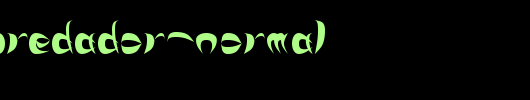 Riky-Depredador-Normal.ttf 好看的英文字体