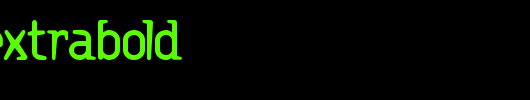 Ritalin-ExtraBold.ttf 好看的英文字体