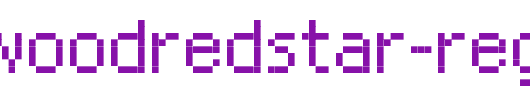 RittswoodRedStar-Regular_8.ttf 好看的英文字体