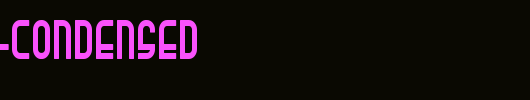 Ro-Ki-Kier-Condensed.ttf 好看的英文字体