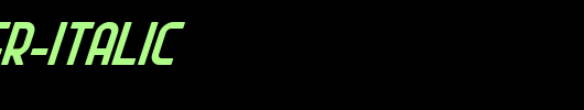 Ro-Ki-Kier-Italic.ttf 好看的英文字体