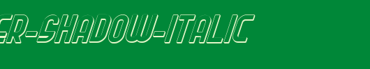 Ro-Ki-Kier-Shadow-Italic.ttf 好看的英文字体