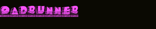 Roady-Roadrunner.ttf 好看的英文字体