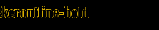 RobertBeckerOutline-Bold.ttf 好看的英文字体