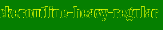 RobertBeckerOutline-Heavy-Regular.ttf 好看的英文字体