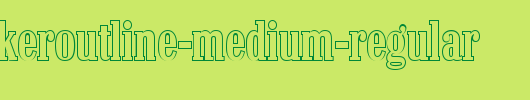 RobertBeckerOutline-Medium-Regular.ttf 好看的英文字体