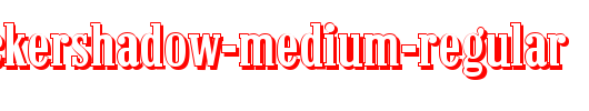 RobertBeckerShadow-Medium-Regular.ttf 好看的英文字体