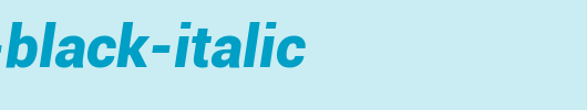 Roboto-Black-Italic.ttf 好看的英文字体