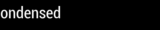 Roboto-Condensed.ttf 好看的英文字体