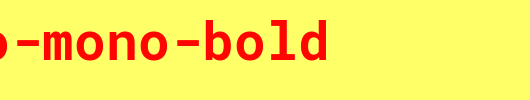 Roboto-Mono-Bold.ttf 好看的英文字体