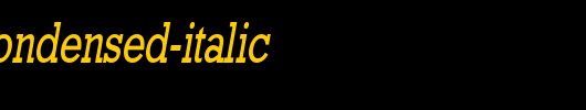 RocklandCondensed-Italic.ttf 好看的英文字体