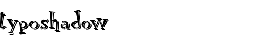 RocknRollTypoShadow.ttf 好看的英文字体