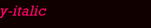 Rockney-Italic.ttf 好看的英文字体
