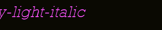 Rockney-Light-Italic.ttf 好看的英文字体