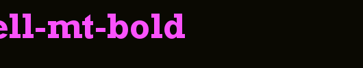 Rockwell-MT-Bold.ttf 好看的英文字体
