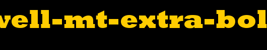 Rockwell-MT-Extra-Bold.ttf 好看的英文字体