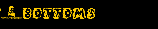 Rocky-Bottoms_英文字体