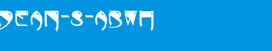 Roger-Dean-s-ABWH.ttf 好看的英文字体